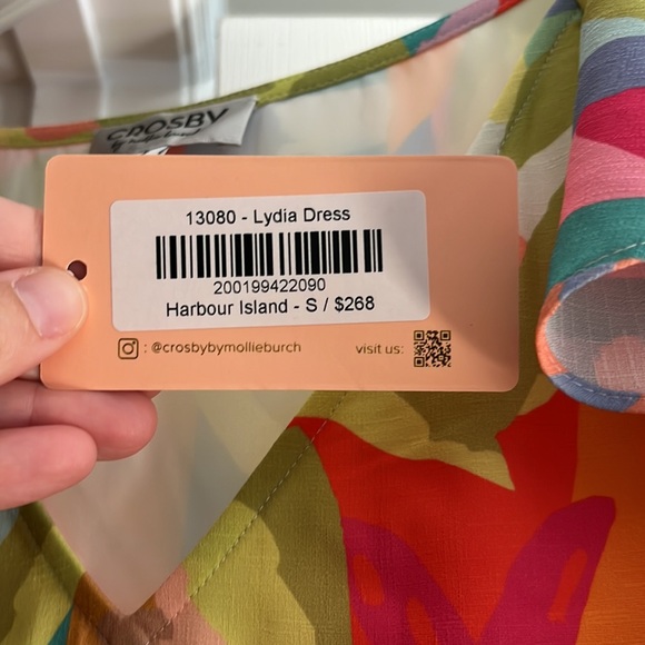 Crosby by Mollie Burch Lydia Dress Harbour Island size small. New with tags. - Picture 3 of 6